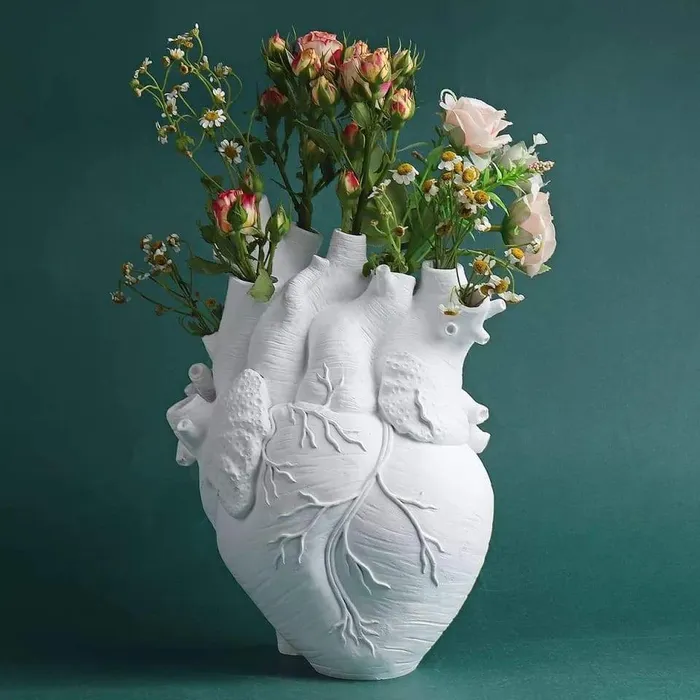 Anatomical Heart Vase wickedafstore Necklaces