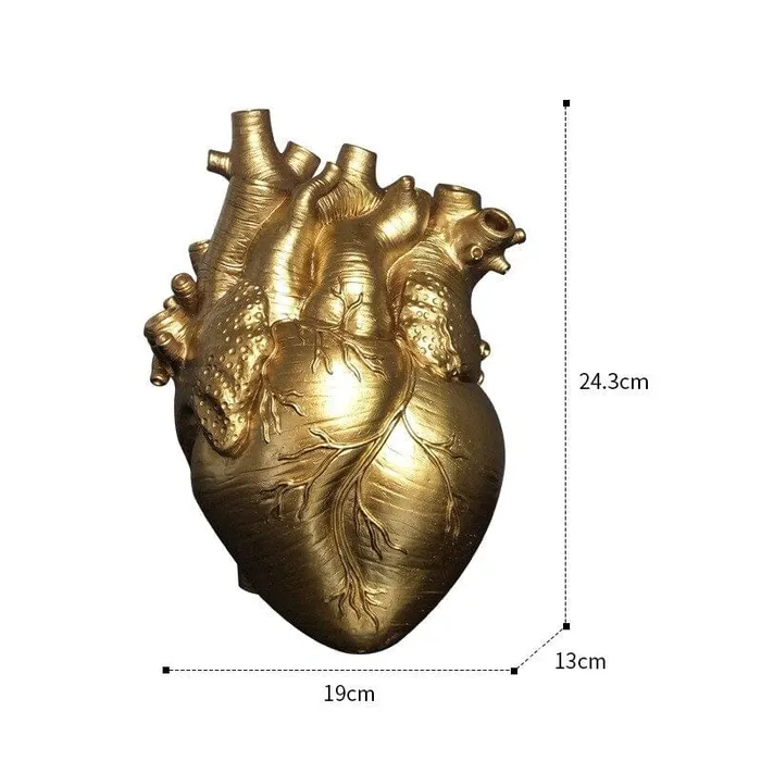 Anatomical Heart Vase wickedafstore Necklaces