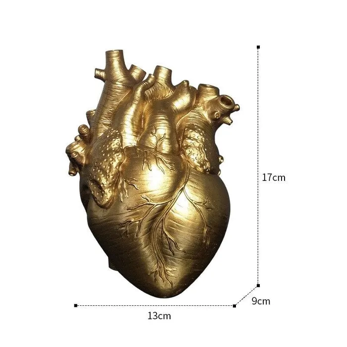 Anatomical Heart Vase wickedafstore Necklaces