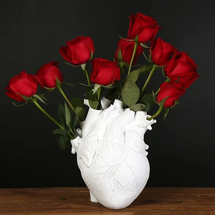 Anatomical Heart Vase wickedafstore Necklaces
