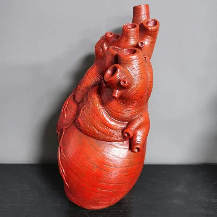 Anatomical Heart Vase wickedafstore Necklaces