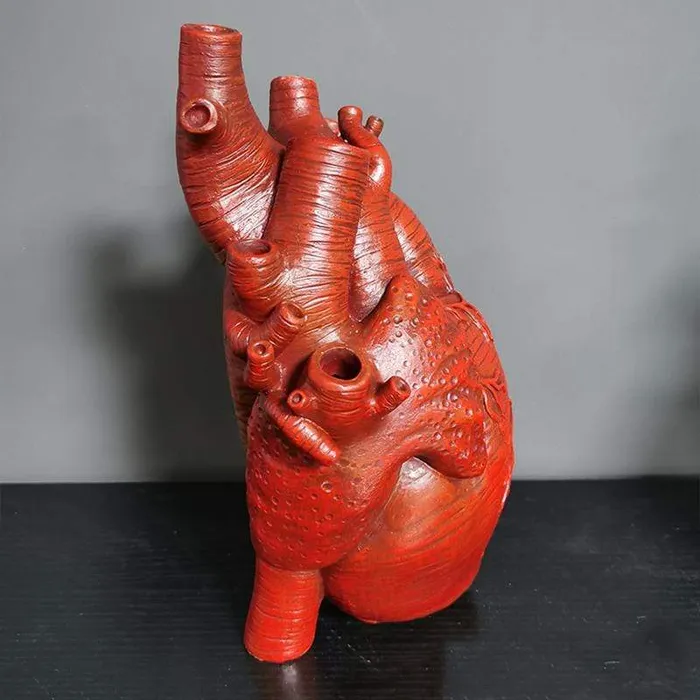 Anatomical Heart Vase wickedafstore Necklaces