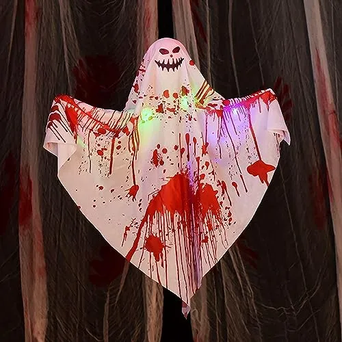 ATORSE Hanging Ghost Decoration Hanging Pendant for Haunted House Window Front Yard Style C Dropshipped via Social Commerce Network Necklaces