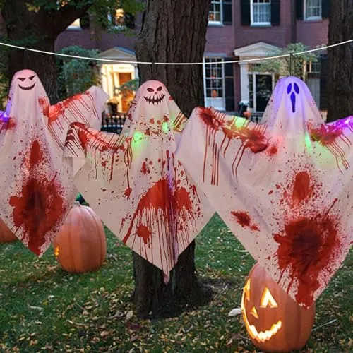 ATORSE Hanging Ghost Decoration Hanging Pendant for Haunted House Window Front Yard Style C Dropshipped via Social Commerce Network Necklaces