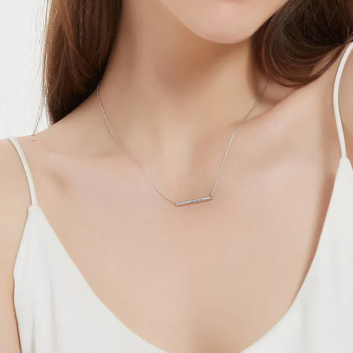 BERRICLE Bar Necklace in Sterling Silver Necklaces
