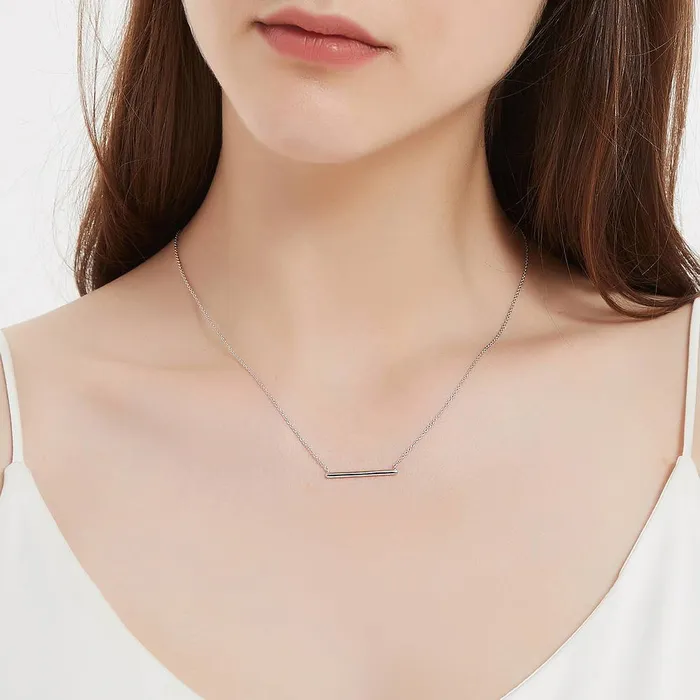 BERRICLE Bar Necklace in Sterling Silver Necklaces