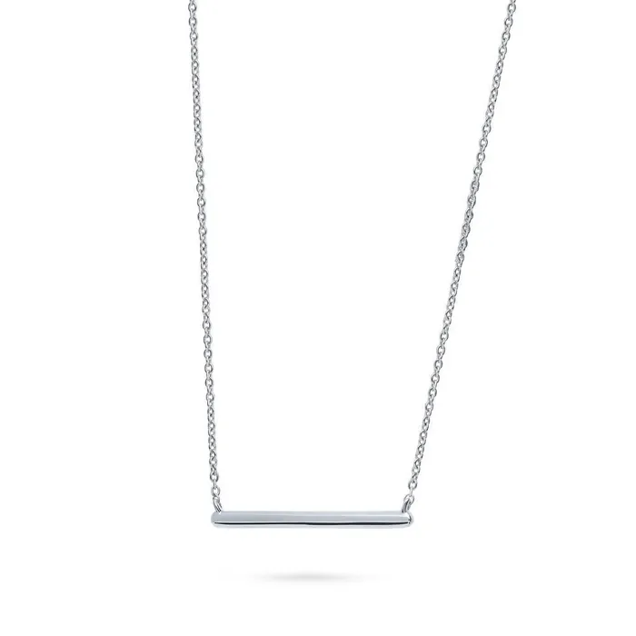 BERRICLE Bar Necklace in Sterling Silver Necklaces
