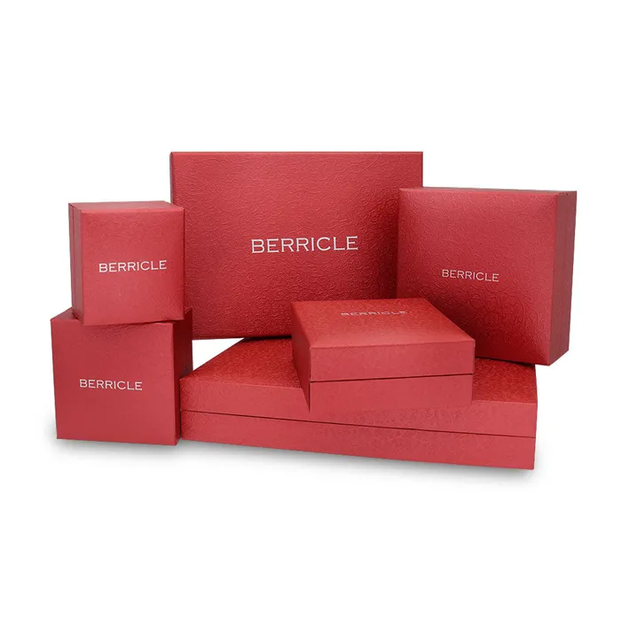 BERRICLE Necklaces Cross CZ Necklace and Earrings in Sterling Silver