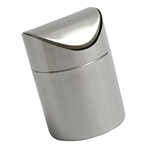 Bracelets Dropshipped via Social Commerce Network BAZPUR MARTStainless Steel Ashtray Desktop Mini Trash Can Silver Bracelets Dropshipped via Social Commerce Network BAZPUR MARTStainless Steel Ashtray Desktop Mini Trash Can Silver