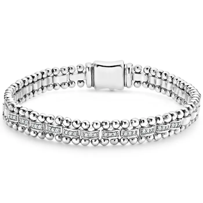 Bracelets LAGOS Smart Caviar Infinite Diamond Link Bracelet Gift Set Bracelets LAGOS Smart Caviar Infinite Diamond Link Bracelet Gift Set