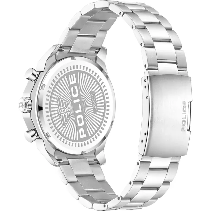 Bracelets Police Police Rangy Gents Blue Dial Stainless Steel Silver Watch