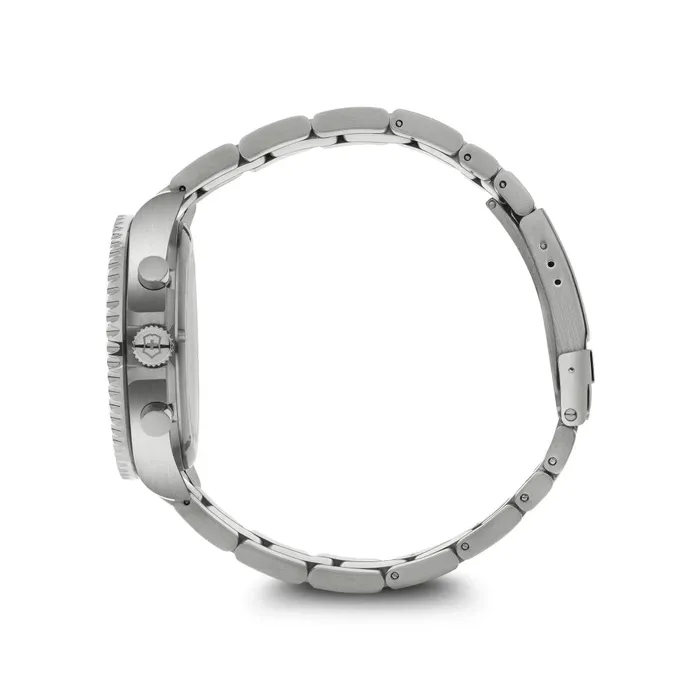 Bracelets Victorinox Maverick Chrono 43 Mens Green Dial Silver Stainless steel Bracelet Watch Victorinox