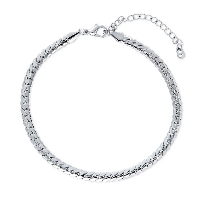 Bracelets Wheat Chain Anklet Ankle Bracelet in Base Metal BERRICLE