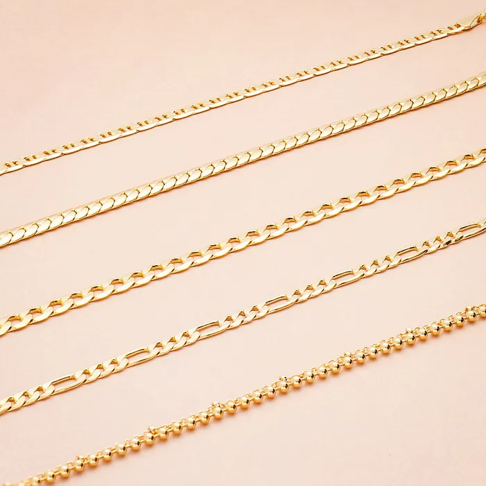 Bracelets Wheat Chain Anklet Ankle Bracelet in Base Metal BERRICLE