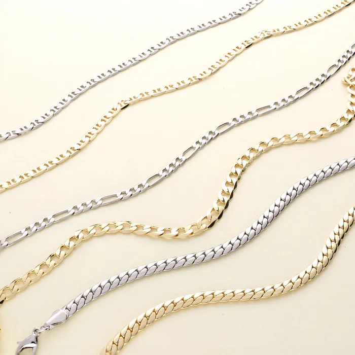 Bracelets Wheat Chain Anklet Ankle Bracelet in Base Metal BERRICLE
