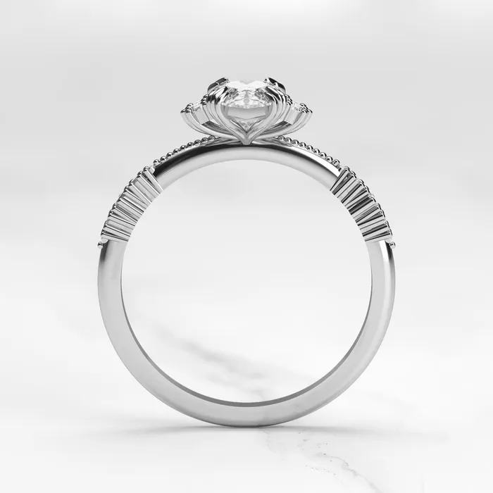 Capucinne Rings Marquise Cluster Diamond Ring