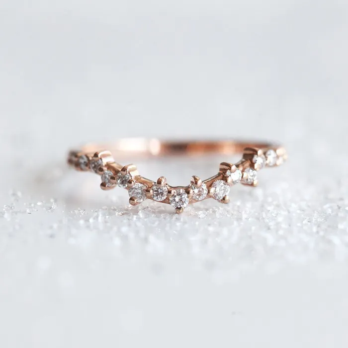 Capucinne Rings Misella Sapphire Diamond Ring Set