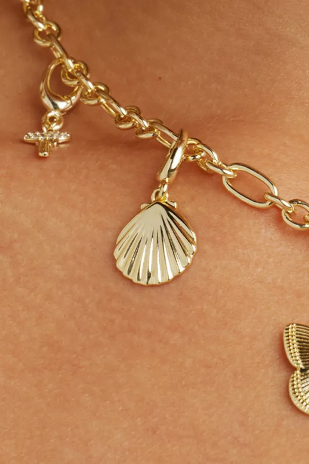 Charm Necklaces Untamed Petals Shell Charm