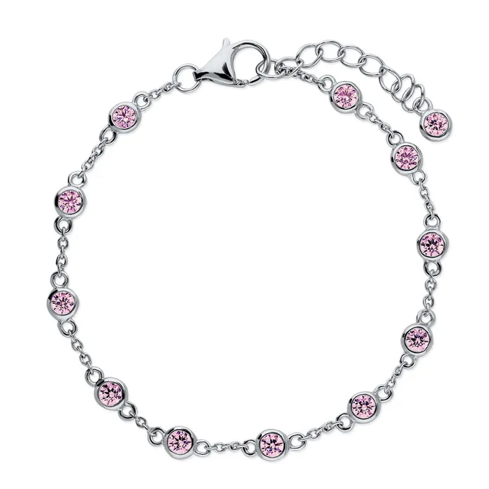 CZ by Yard Station Bracelet in Sterling Silver BERRICLE Bracelets