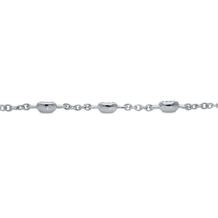 CZ by Yard Station Bracelet in Sterling Silver BERRICLE Bracelets