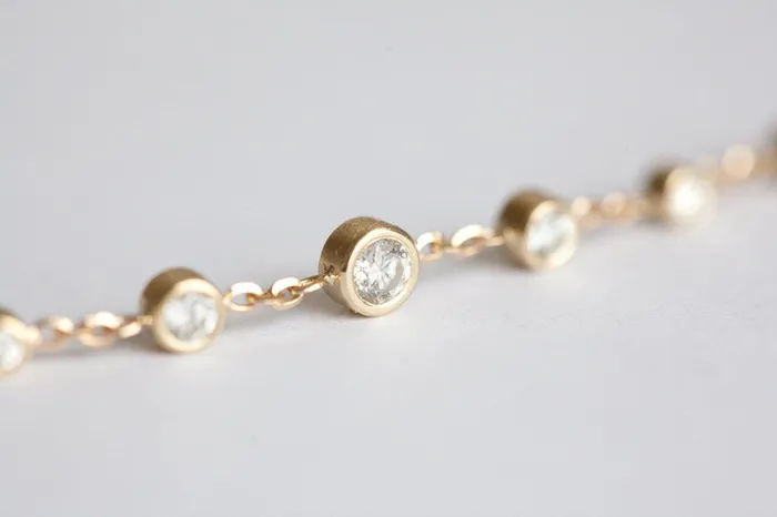 Diamond Choker Gold Choker Necklace Capucinne Necklaces