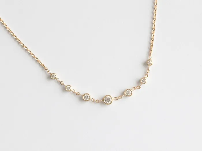 Diamond Choker Gold Choker Necklace Capucinne Necklaces