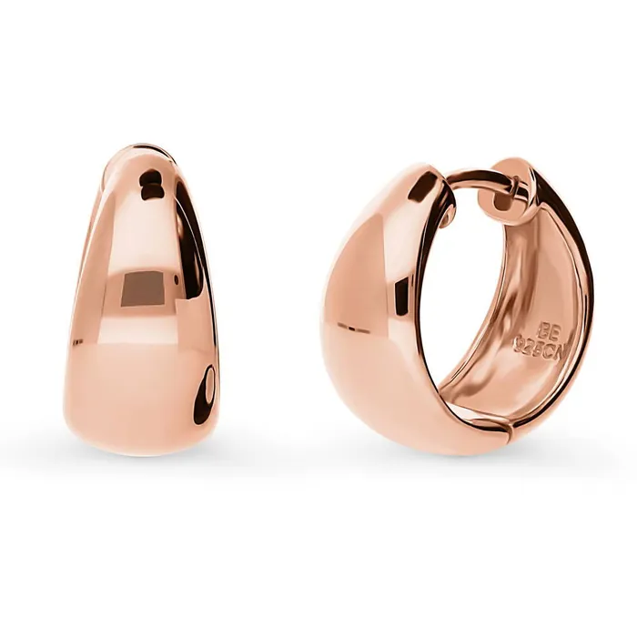 Dome Small Huggie Earrings in Sterling Silver 055 BERRICLE Earrings