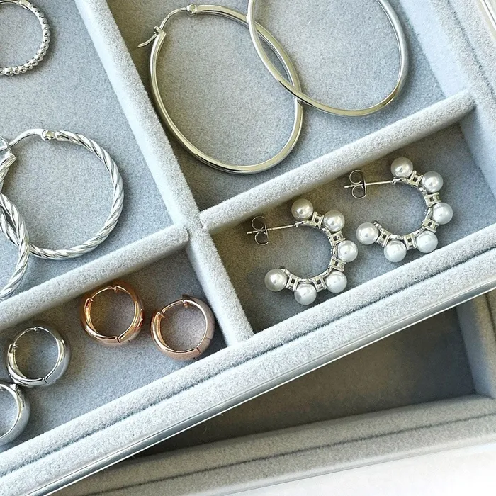 Dome Small Huggie Earrings in Sterling Silver 055 BERRICLE Earrings