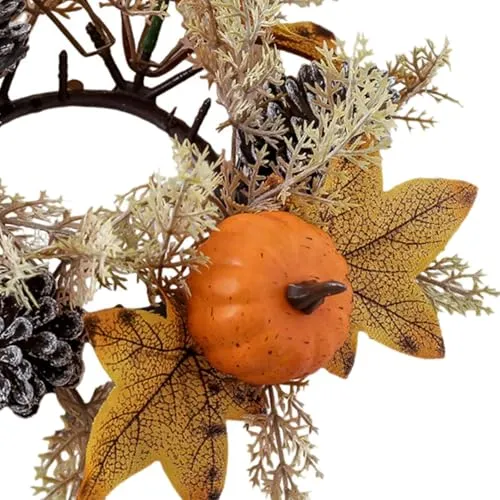 Dropshipped via Social Commerce Network Fashion My Day Thanksgiving Candle Ring Pillar Candle Ring Ornament for Cafe Bar Halloween Orange Rings Dropshipped via Social Commerce Network Fashion My Day Thanksgiving Candle Ring Pillar Candle Ring Ornament for Cafe Bar Halloween Orange Rings