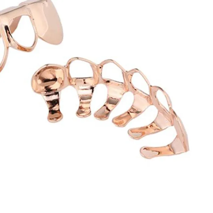 Dropshipped via Social Commerce Network PreStyled Sets Loom Tree 18K Grills 6 Fang Top Bottom Teeth Grill Set Halloween Cosplay Rose Gold Dropshipped via Social Commerce Network PreStyled Sets Loom Tree 18K Grills 6 Fang Top Bottom Teeth Grill Set Halloween Cosplay Rose Gold