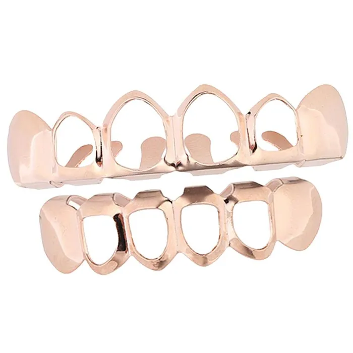 Dropshipped via Social Commerce Network PreStyled Sets Loom Tree 18K Grills 6 Fang Top Bottom Teeth Grill Set Halloween Cosplay Rose Gold Dropshipped via Social Commerce Network PreStyled Sets Loom Tree 18K Grills 6 Fang Top Bottom Teeth Grill Set Halloween Cosplay Rose Gold