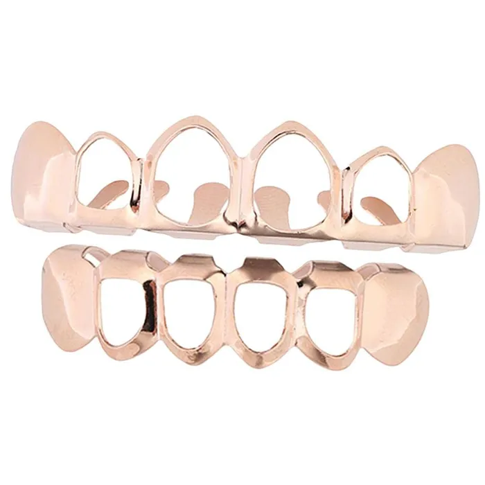 Dropshipped via Social Commerce Network PreStyled Sets Loom Tree 18K Grills 6 Fang Top Bottom Teeth Grill Set Halloween Cosplay Rose Gold Dropshipped via Social Commerce Network PreStyled Sets Loom Tree 18K Grills 6 Fang Top Bottom Teeth Grill Set Halloween Cosplay Rose Gold