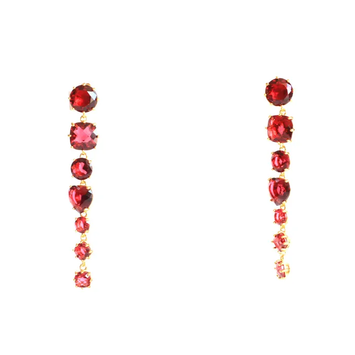 Earrings Les Nereides Les Nereides 7 Stones La Diamantine Earrings