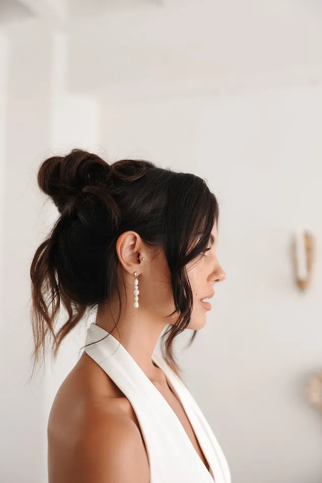Earrings Selena Pearl Drops Untamed Petals Earrings Selena Pearl Drops Untamed Petals