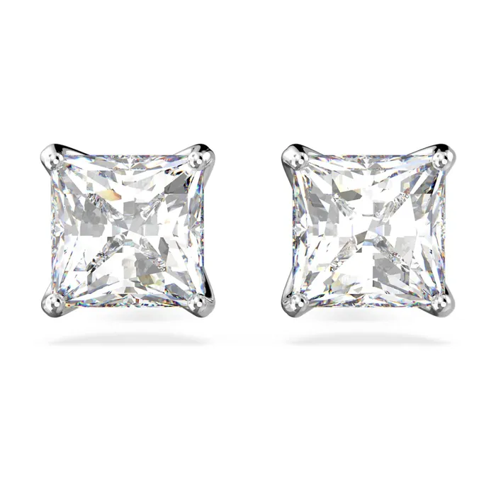 Earrings Swarovski Swarovski Attract Stud Earrings Square cut White Rhodium Plated Earrings Swarovski Swarovski Attract Stud Earrings Square cut White Rhodium Plated
