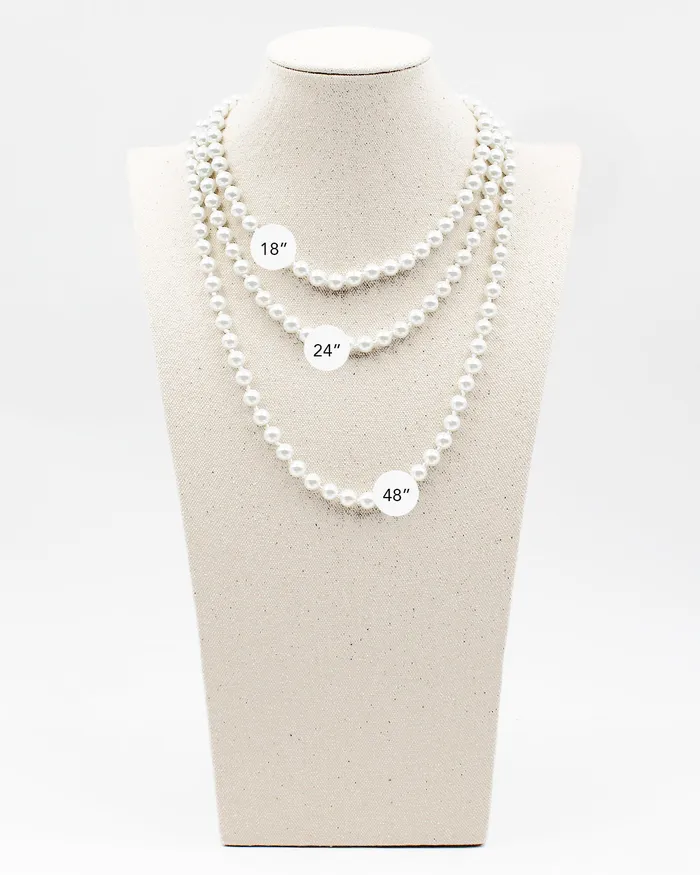 Earrings UPDATEDQ42024 18L Classic Strand with Matching Stud Earrings Earrings UPDATEDQ42024 18L Classic Strand with Matching Stud Earrings