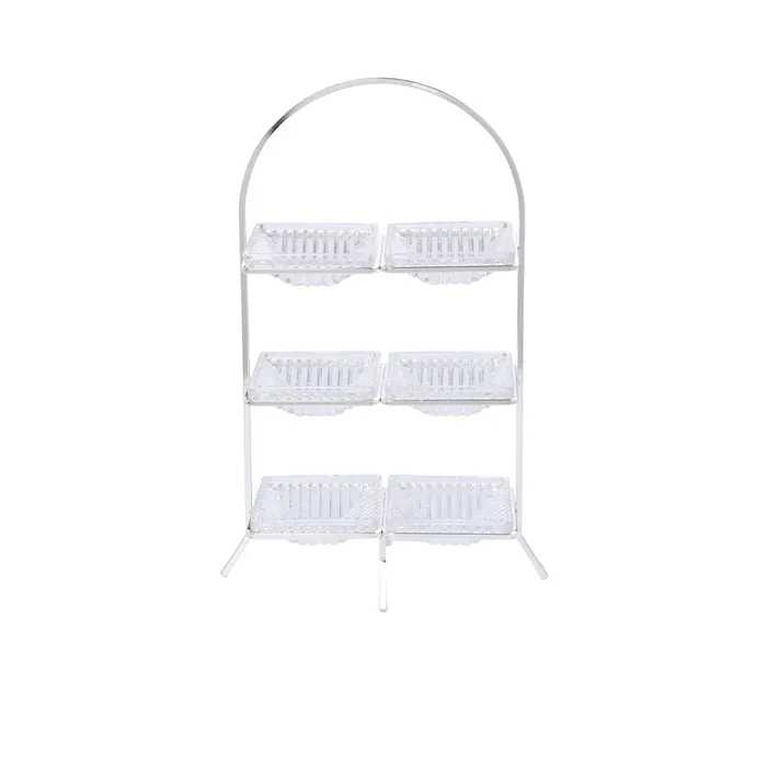 Ele 4PM Rings Ele 4PM Luxury Silver Stand Tray