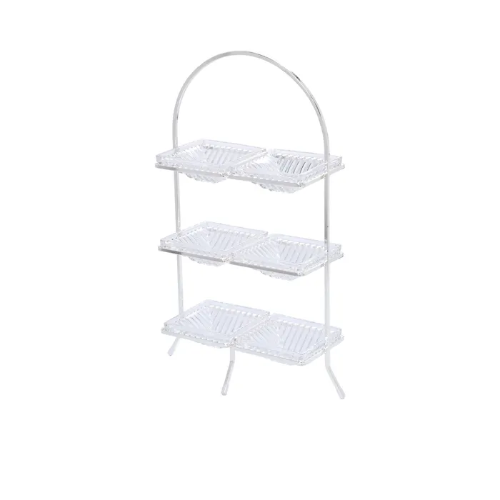 Ele 4PM Rings Ele 4PM Luxury Silver Stand Tray