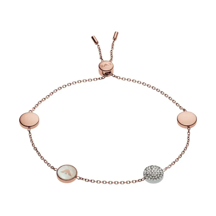 Emporio Armani Bracelet Rose gold colored steel Emporio Armani Bracelets