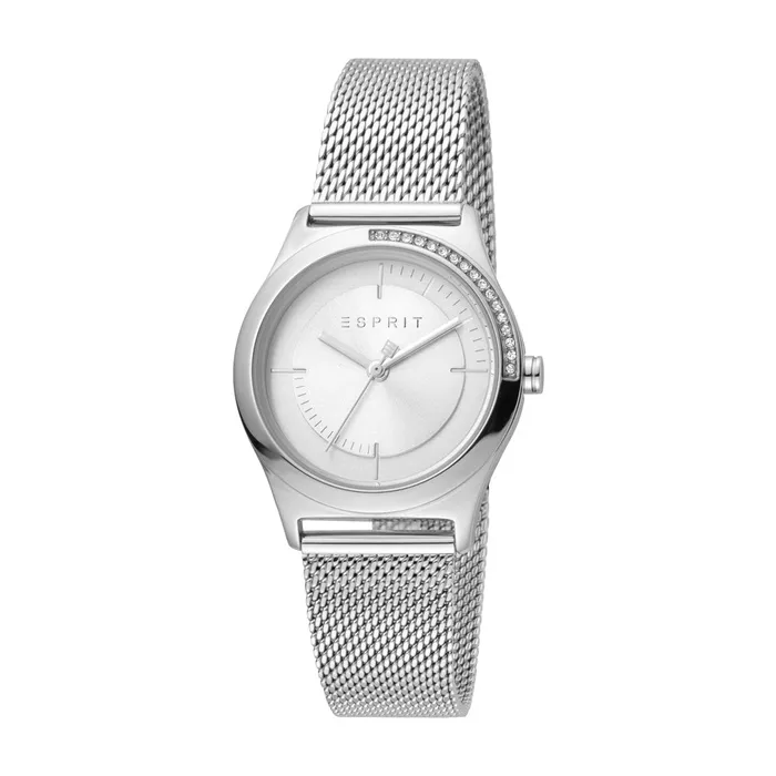 Esprit Bracelets Esprit Ladies Stainless Steel Watch Stones on Bezel Silver Color Dial Mesh Bracelet Esprit Bracelets Esprit Ladies Stainless Steel Watch Stones on Bezel Silver Color Dial Mesh Bracelet