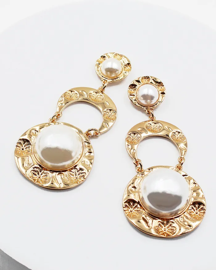 Faux Pearl Drop Earrings 06162023 Earrings Faux Pearl Drop Earrings 06162023 Earrings