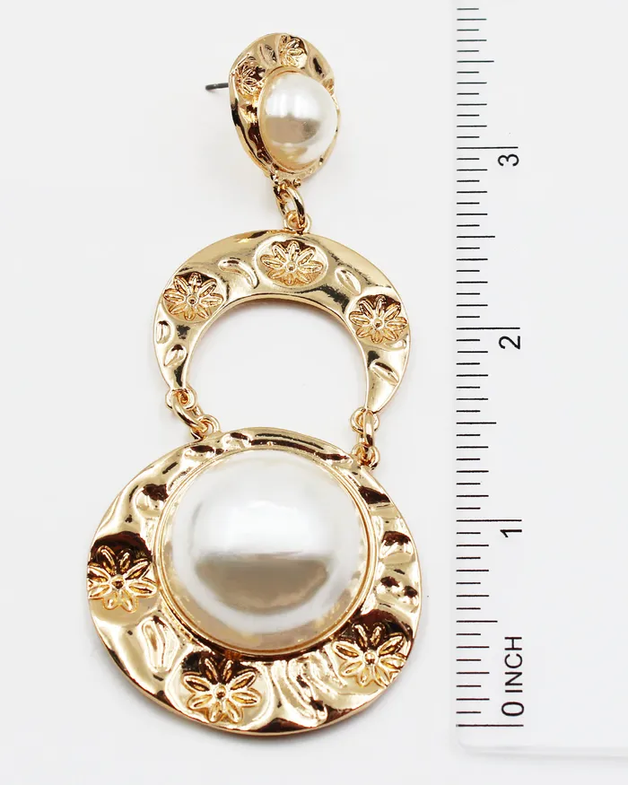 Faux Pearl Drop Earrings 06162023 Earrings Faux Pearl Drop Earrings 06162023 Earrings