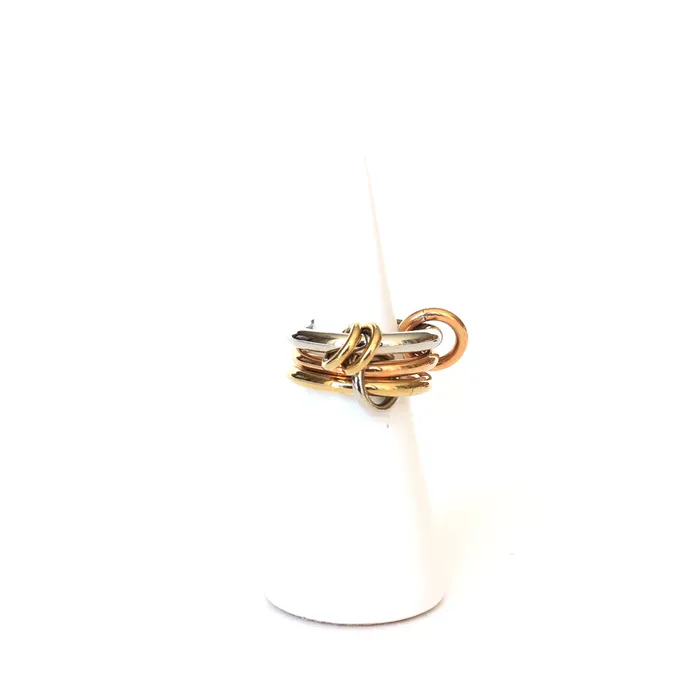 Fossil Ladies Ring Stainless Steel Tri Ip Rosegold Ip Gold Silver Size 925 Fossil Rings Fossil Ladies Ring Stainless Steel Tri Ip Rosegold Ip Gold Silver Size 925 Fossil Rings