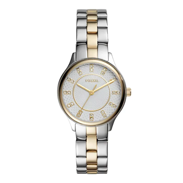 Fossil Rings Fossil Modern Sophisticate Ladies ThreeHand TwoTone Stainless Steel Watch Fossil Rings Fossil Modern Sophisticate Ladies ThreeHand TwoTone Stainless Steel Watch