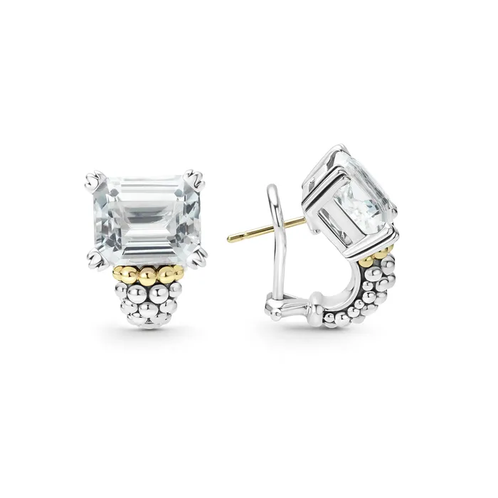 Glacier White Topaz Huggie Earring LAGOS Earrings