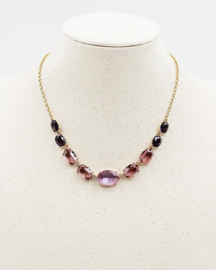 Graduated Mirror Stone Beaded Necklace UPDATED092024 Necklaces Graduated Mirror Stone Beaded Necklace UPDATED092024 Necklaces