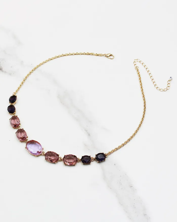 Graduated Mirror Stone Beaded Necklace UPDATED092024 Necklaces Graduated Mirror Stone Beaded Necklace UPDATED092024 Necklaces
