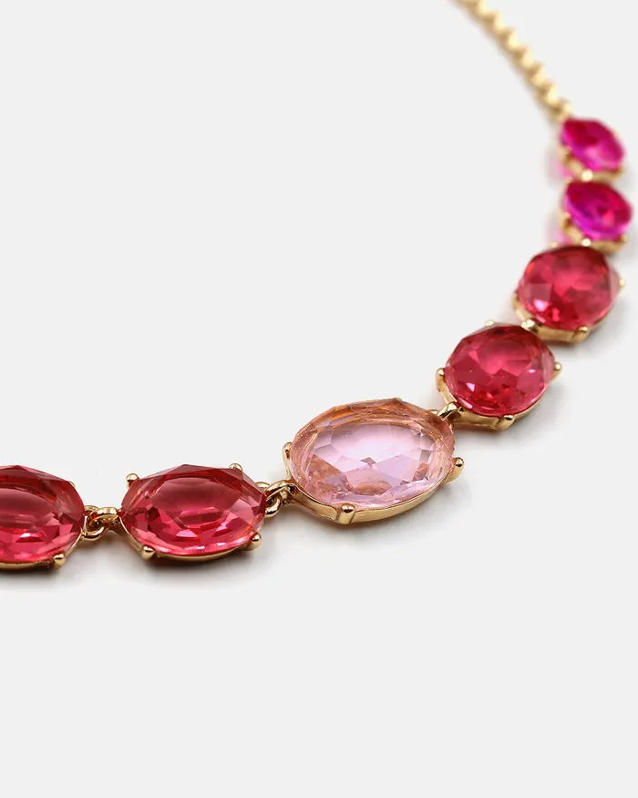 Graduated Mirror Stone Beaded Necklace UPDATED092024 Necklaces Graduated Mirror Stone Beaded Necklace UPDATED092024 Necklaces