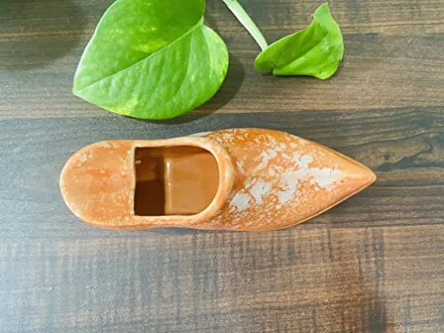 Heart Stealer Rajasthani Juti Style Cigarette Ashtray Smoking for Home Office and BarPeach Colour Dropshipped via Social Commerce Network Necklaces