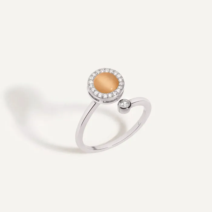 Hearts Valley Jewelry Rings Moonstone Meditation Ring